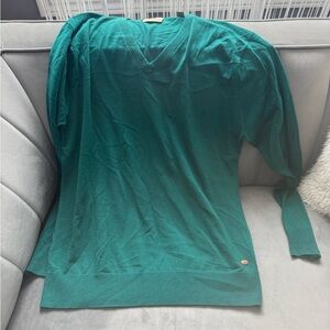 Scotch & Soda Teal Knit V-Neck